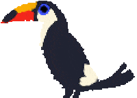 Bird Chill Sticker by Le Cartel Studio