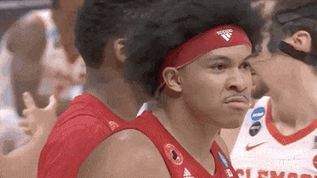 College Basketball Reaction GIF by NCAA March Madness