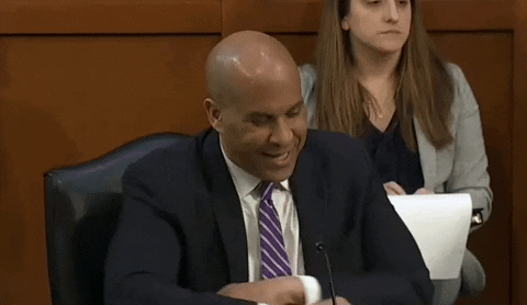 Excited Cory Booker GIF by GIPHY News