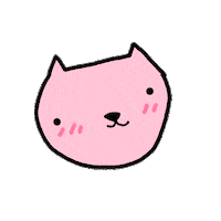 bluezi kawaii miau arcoirisdesabores Sticker
