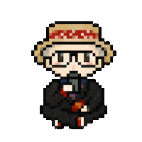 Pixel Singing Sticker