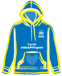 Solidarity Volunteers Sticker by UNHCR, the UN Refugee Agency