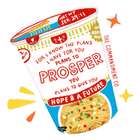 thecommandmentco future hope plan prosper Sticker