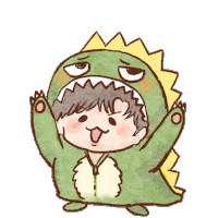 Dinosaur Lolo Sticker