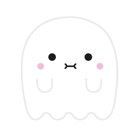 Halloween Ghost Sticker by Noodoll