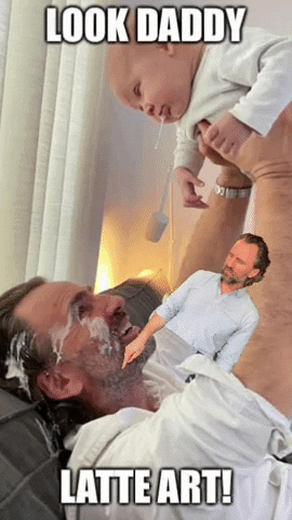 Baby Dad GIF by Dritan Alsela Coffee