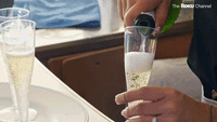 Drinking Champagne On A Yacht