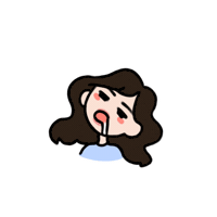 itsmiana cute reactions sleep sleepy Sticker