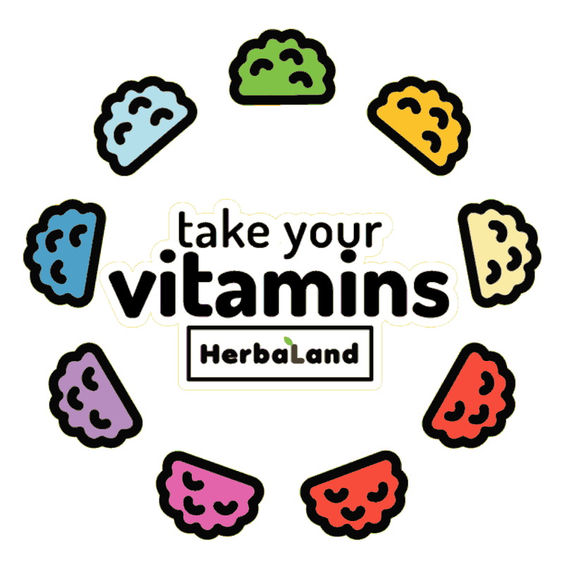 vitamin Sticker by Herbaland Naturals Inc.