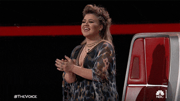 Kelly Clarkson Clap GIF by The Voice