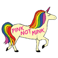 pink rainbow Sticker by Djurens Rätt