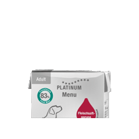 Dog Food Menu Sticker by PLATINUM