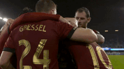 soccer hug GIF by Atlanta United