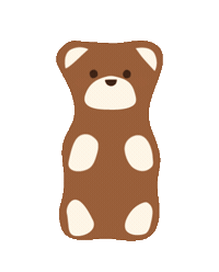 Bear Love Sticker by Dejbox