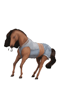 Animation Horse Sticker by Meta