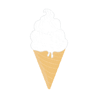 Ice Cream Summer Sticker by Halie Jost Illustration