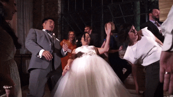 bridal show join the party GIF by The Big Fake Wedding