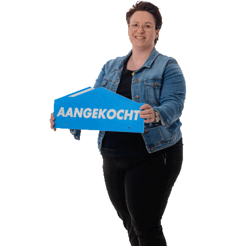 KuenenMakelaardij giphyupload makelaar hanneke aangekocht Sticker
