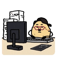 Potato 일 Sticker