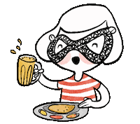 nvfeixia hungry makan minum lapar Sticker
