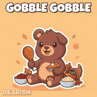 Happy Pumpkin Pie GIF by BEARISH