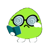 Bookworm Sticker