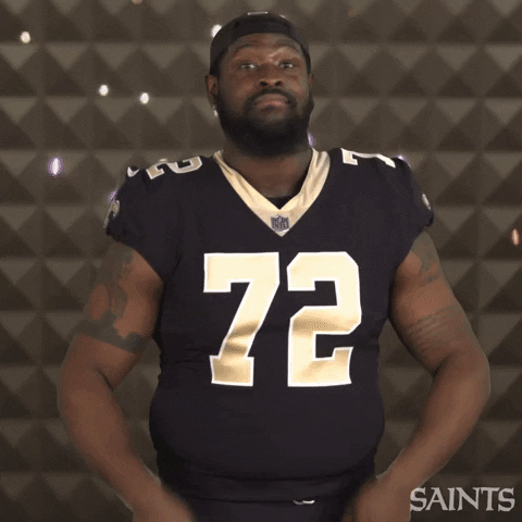 Nfl Go Saints GIF by New Orleans Saints
