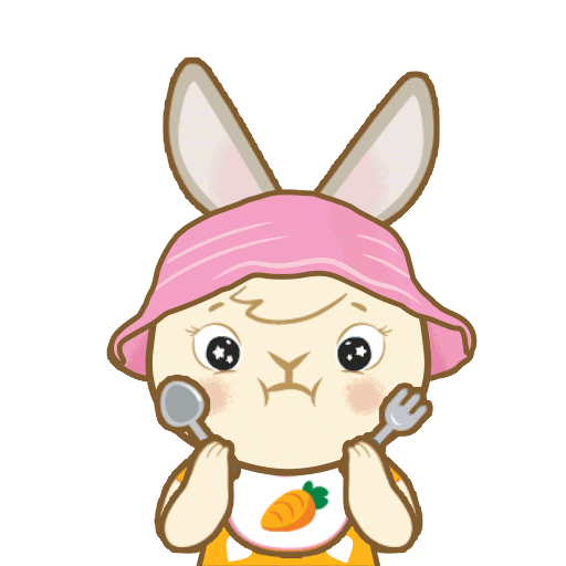 Hungry Bunny Sticker by familiesforlife.sg