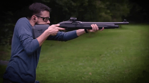 AmericanFirearms giphygifmaker shotgun GIF