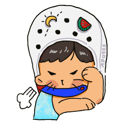 Cat Sigh Sticker by AJ