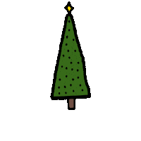 Christmas Cone Sticker