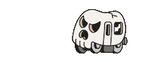 Death Skull Sticker by Vandals on holidays