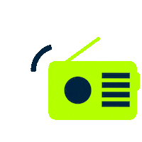 Radio Sticker by Yettel Hungary