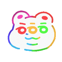HazukiTamano bear くま kuma hazuki Sticker