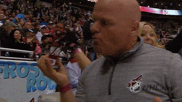 Excited Ice Hockey GIF by NHL
