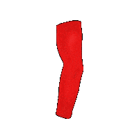 Customnumbered red custom sleeve wpw Sticker