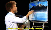 bob ross GIF