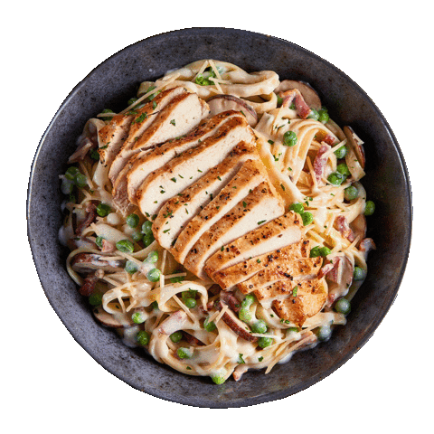 rubytuesday giphyupload hungry chicken pasta Sticker
