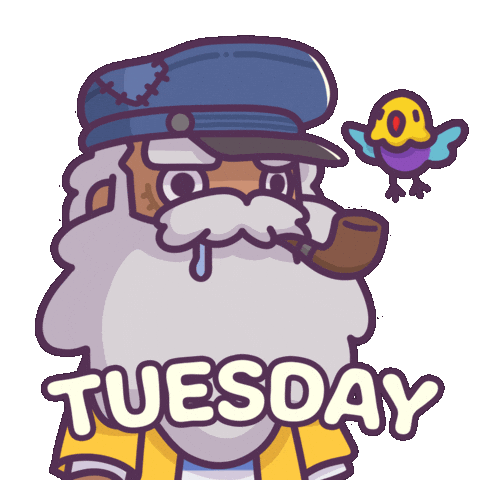 Tired Bird Sticker by Castaways