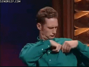 flipping the bird whose line is it anyways GIF by Cheezburger