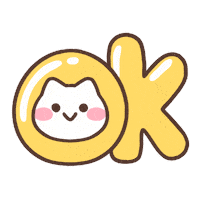 Sticker Ok Sticker by Minto Inc.