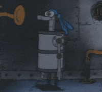 Robot Yes Sir GIF