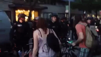 Police Use Tear Gas on Seattle May Day Protesters