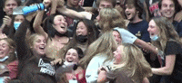Fans Cheering GIF by Brown Volleyball