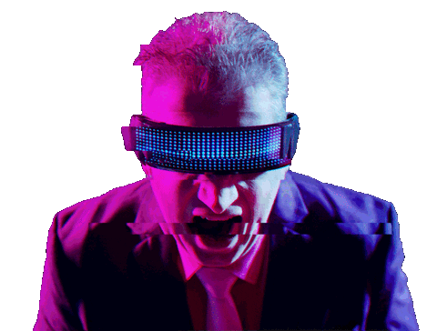 morphoice giphyupload glitch cyberpunk synthwave Sticker