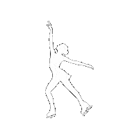 Skates Schlittschuhe Sticker by Der SKATE Club