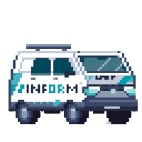 INFORM_GmbH retro travel event auto Sticker