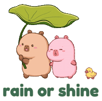 Rainy Day Love Sticker