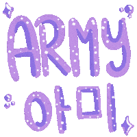 Army Borahae Sticker