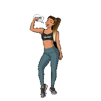 Fitness Burn Sticker